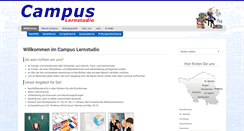 Desktop Screenshot of campus-lernstudio.de