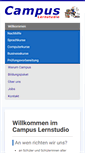 Mobile Screenshot of campus-lernstudio.de