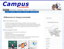 Tablet Screenshot of campus-lernstudio.de